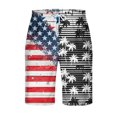 thumbnail image 1 of Pantalones Cortos Casuales para Hombre Impresión Parchada con Bolsillos Y Cintura Elástica, Pantalones de Playa Ligeros Pantalones Cortos de Cintura Elástica para Hombre, 1 of 3
