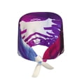 thumbnail image 2 of Easygdp Dual Skulls Colorful Fusion Men Women Adjustable Cap Working Hat Tie Back Cap, Work Cap, 2 of 7