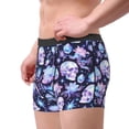 thumbnail image 3 of Bingfone Skull crystal flower Men's Underwear - Casual Stretch Boxer Briefs-Large, 3 of 7