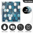 thumbnail image 5 of Yayeee Magnetic Dishwasher Cover for The Front Decoration Home Kitchen Machine Sticker Protector, Dark Blue Hexagon Patterns, 5 of 6