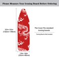 thumbnail image 5 of HELLHERO Dragon Pattern Ironing Board Cover 3 Fasteners Polyester Fiber Fabric Elastic Edge 15x54 Inch, 5 of 5