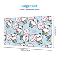 thumbnail image 2 of Bingfone Cute Panda Bear Large Gaming Mouse Pad,Extended Desk Mousepad with Stitched Edges,Non-Slip Base,Water Resist Keyboard Pad for Gamer, Office & Home, 29.5 x 16 in, 2 of 6