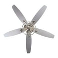 thumbnail image 5 of Ceiling Fan Parrot Uncle Fandeliers Chandelier Ceiling Fan with Light Indoor Ceiling Fan with Remote Control 52 inch, Brushied Nickel, 5 of 9