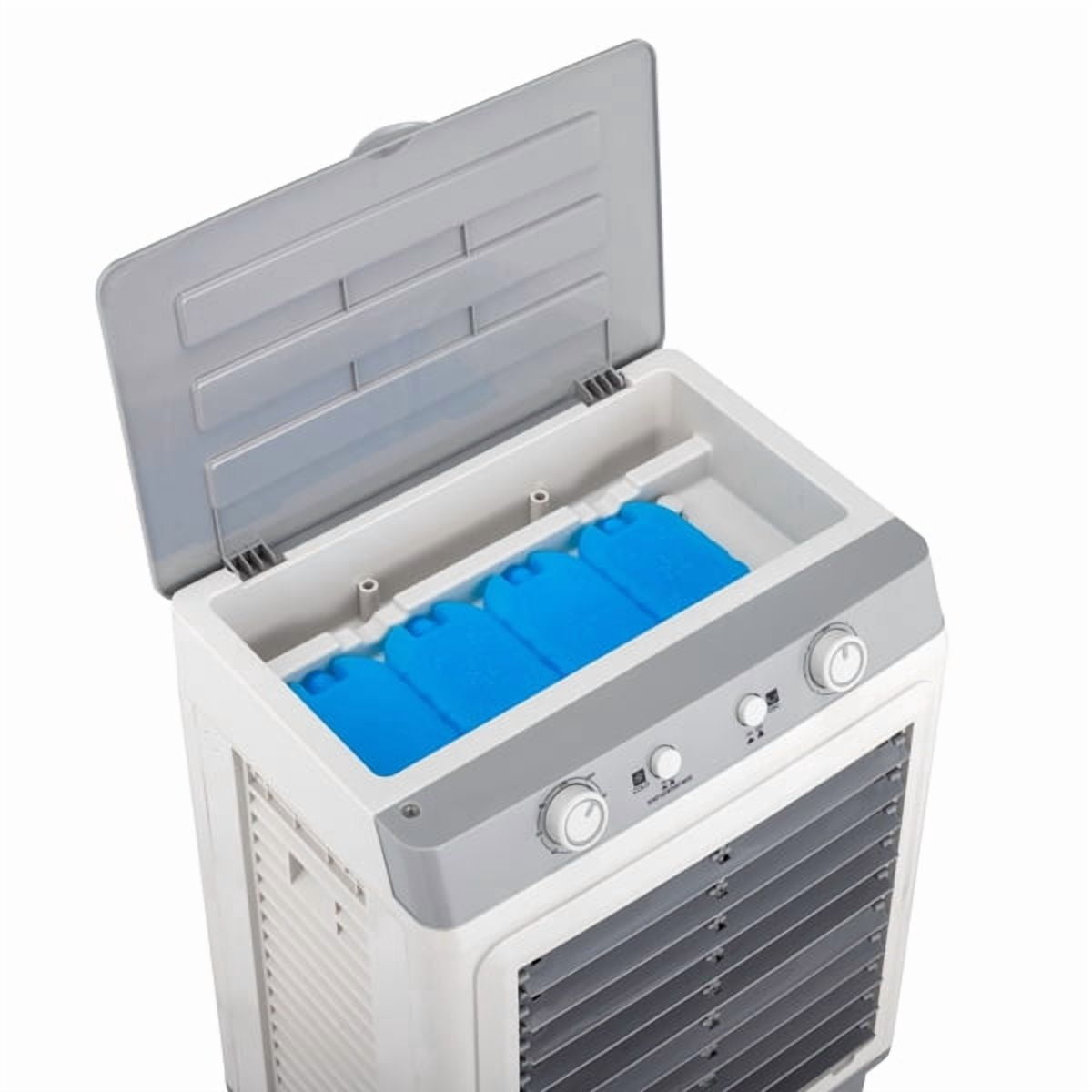 Alvantor 3 in 1 Portable Evaporative Air Cooler, 2353 CFM Swamp Cooler with 7.9 Gal Tank, Manual Control, White