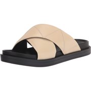 Aerosoles Womens Linney Slide Sandal 8 Bone Leather