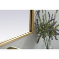 thumbnail image 6 of Metal Frame Arch Mirror 22x30 Inch in Brass, 6 of 10