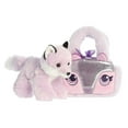 thumbnail image 6 of Aurora - Small Purple Fancy Pals - 8.5" Glitter Fox - Fashionable Stuffed Animal, 6 of 6