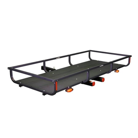 Let's Go Aero GearCage FP-6 Slideout Hitch Mount Cargo Carrier with LED (Best Hitch Mounted Cargo Box)