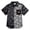 Black Checkerboard, variant on Hot Wheels Toddler Boys' Racing Button Down Shirt Black Checkerboard