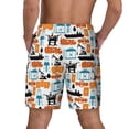 thumbnail image 4 of Goofa Industrial Transportations Printed Men's Swim Trunks Board Shorts Quick Dry Mens Swimming Trunks with Compression Liner,Breathable Fit Hawaii Beach Shorts-X-Large, 4 of 9