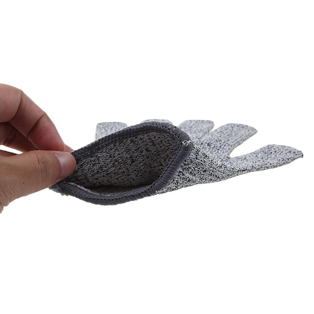 Deluxe Comfort BooBooNoMore Kevlar No Cut Kitchen Gloves, Large - Machine Washable - High Grade Polyethene - Light Weight - Kitchen, Grey