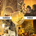 thumbnail image 3 of Luces de hadas100m 1000LED Cadena de luces Decoraciones para árboles de Navidad Guirnalda navideña interior para jardín al aire libre Festón impermeable Año nuevo KLB, 3 of 4