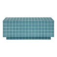 thumbnail image 3 of Pemberly Row Contemporary Blue Tile Indoor / Outdoor Coffee Table, 3 of 8