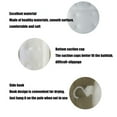 thumbnail image 6 of Lunxisen 4 Pcs Bath Pillow Headrest Suction Spa Relaxation Neck Support Bathtub Cushion Comfort Home Bathroom Accessory, 6 of 6