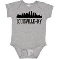 thumbnail image 3 of Inktastic Louisville Kentucky Skyline Cities Boys or Girls Baby Bodysuit, 3 of 5