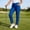 Blue, variant on Women's High Waist Pull-On Ankle Pants Stretchy Slim Fit Trousers with Pockets Black XL
