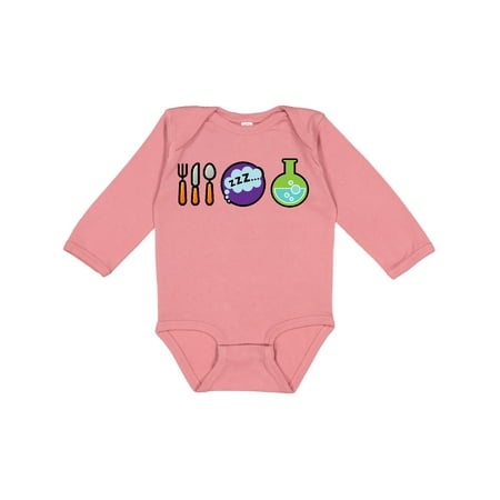 

Inktastic Eat Sleep Science Chemistry Gift Baby Boy or Baby Girl Long Sleeve Bodysuit