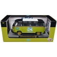 thumbnail image 3 of 1960 Volkswagen Microbus Deluxe U.S.A. Model Lime Green and Black Ltd Ed to 6550 pieces 1/24 Diecast Model Car by M2 Machines, 3 of 3