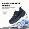 thumbnail image 5 of HI HATIDE Women's Wide Toe Box Walking Shoes Orthotic Arch Support Wide Width Relieves Plantar Fasciitis Pain, 5 of 12