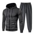 thumbnail image 1 of Produk Classification Men's Suits — Product Title Mens Winter Sports Plus Polka Print Zip Hoodie and Jogger Set, 1 of 2