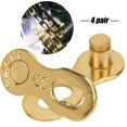 thumbnail image 4 of Greensen 4Pair Steel Bike Bicycle 12Speed Chain Missing Link Connector Parts Cycling Accessory, Bike Chain Link, Bicycle Chain Link, 4 of 8