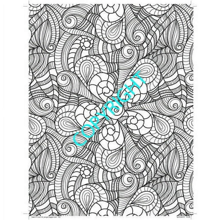 Marker Coloring books for adults: Flower Zentangle Stress-relief Coloring  Book For Adults and Grown-ups