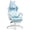 Blue, variant on Kawaii Cat Ear Gaming Chair - Ergonomic PU Leather Reclining Office Chair with Footrest & Paw Pillow, 310lbs Capacity, Blue