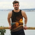 thumbnail image 6 of KLL Cozy Tree Hole Cabin Print Men's Muscle Gym Workout Stringer Tank Tops Bodybuilding Fitness T-Shirts Tank Tops Men-Large, 6 of 7