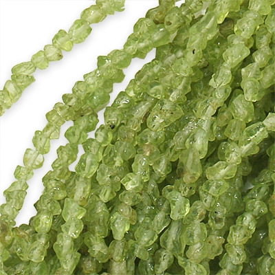 Peridot Gemstone Chip - Green Peridot Gems Chips 3-4mm/34 Inch Strand of Beads