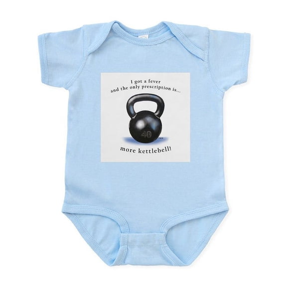 CafePress - Prescription For Kettlebell Infant Bodysuit - Baby Light Bodysuit, Size Newborn - 24 Months