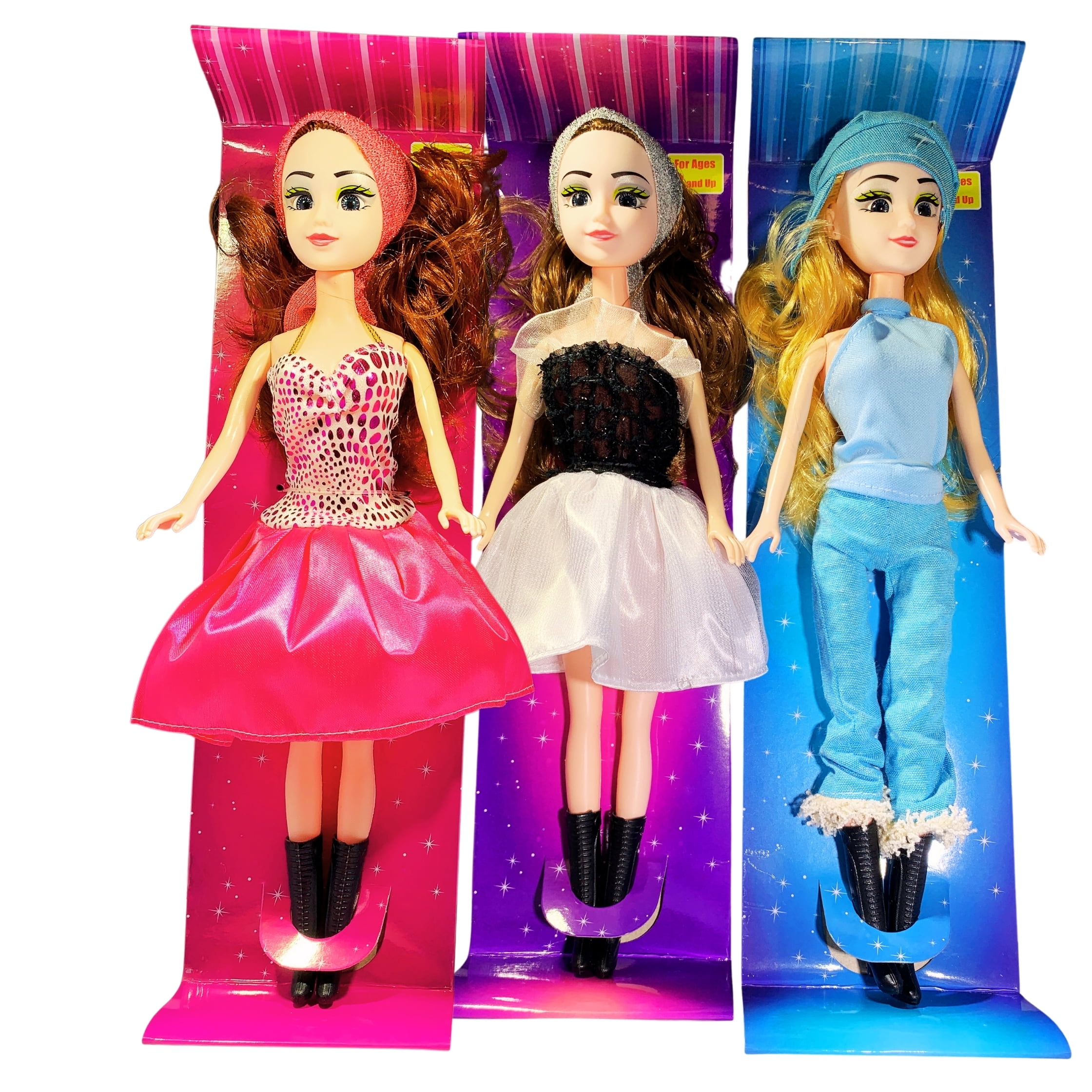 Cokos Amelia 12-Inch Fashion Doll Collection, 6 Dolls