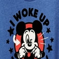 thumbnail image 3 of Disney - Mickey & Friends - Mickey Mouse - I Woke Up This Happy - Wink - Women's Short Sleeve Graphic T-Shirt, 3 of 5