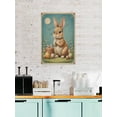 thumbnail image 4 of Novelty Aluminum Sign with a Cute Bunny and Easter Eggs, 12 x 16 Inches, Add Some Whimsy to Your Living Room, Bedroom, or Kitchen with This Charming Spring Decor Piece, 4 of 8