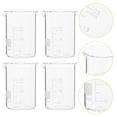 thumbnail image 2 of 6pcs Glass Measuring Beakers for Laboratory Chemistry Glassware, 2 of 8