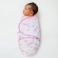 thumbnail image 4 of The Peanutshell Newborn Swaddles for Baby Girls, 3 Pack Set, Rainbow Unicorn, 4 of 5