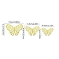 thumbnail image 5 of 3D Butterfly Wall Decoration 3D Butterfly Wall Sticker Butterfly Wall Decals for Living Room Bedroom and Kids' Rooms, 5 of 17