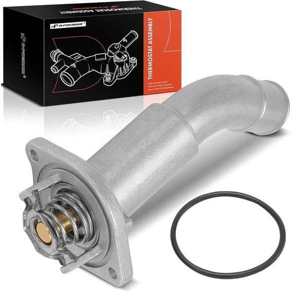 A-Premium Engine Coolant Thermostat Housing Assembly Compatible with Chevrolet Blazer, Trailblazer, Trailblazer EXT & GMC Envoy, Envoy XL, Envoy XUV & Buick Rainier & Oldsmobile Bravada & Saab 9-7X
