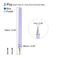 thumbnail image 2 of Unique Bargains 2pcs Stylus Pens for Touch Screens Magnetic 4 Fine Point Disc Universal Capacitive Pen Sensitivity Purple/Blue, 2 of 7
