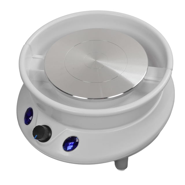 Electric Pottery Wheel Stable Rotation Ceramic Machine 15cm Turntable Diameter ABS Alloy Suitable for School Teaching Ceramic Craft Enthusiasts