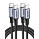 thumbnail image 1 of Cable USB C a USB C UGREEN de 100 W, 1.6 pies, paquete de 2 para iPhone, 1 of 9