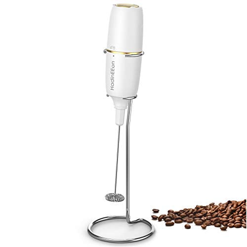 Silver Handheld Drink Mixer Electric Cappuccino Frother Salaty Electric Milk Frother Lightweight Professional Rechargeable for Restaurant Easy to Clean Durable Home 