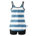 thumbnail image 6 of NSLGXD 2025 Two Piece Womens Tankini Swimsuits Modest Tankini Bathing Suit Color Block Swim Tank Tops with Boyshorts Tummy Control Swimwear Womens Tankini Swimming Suits, 6 of 6