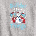 thumbnail image 3 of Cat in the Hat - Builder Of Snowy Things - Toddler And Youth Crewneck Fleece Sweatshirt, 3 of 5