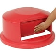thumbnail image 3 of Round BRUTE Dome Top with Push Door, 24.81w x 12.63h, Red, 3 of 3