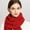 Red, variant on Red Scarfs Scarf Ladies' Classic Knitted Houndstooth Warm Scarf Fashionable Vertical Striped and Personalized Scarf