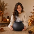 thumbnail image 6 of Clearance! Halloween Decorations Indoor - DIY Floating Potion Set with Witches Cauldron and Mist Maker - Vintage Black Plastic Bowl Hocus Pocus Party Decor for Home Table Kitchen Room (White), 6 of 6