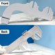 thumbnail image 2 of PHANCIR Ultra-Slim Bidet Accesorio para Inodoro, Boquilla Doble (Lavado Frontal y Trasero) con Autolimpieza, Accesorio para Asiento de Inodoro con Agua a Presión Ajustable No Eléctrico Blanco, 2 of 10