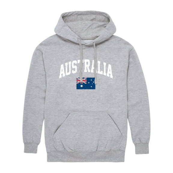 Instant Message - Australia Flag - Men's Pullover Hooded Fleece Sweatshirt