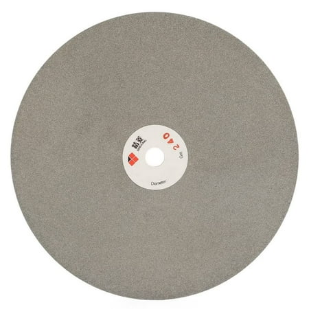 

JINGLING 8 inch Diamond Grinding Disc 240 Grit Flat Lap Disk Lapidary Tools for Stone