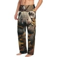thumbnail image 6 of Salouo Cute Fallen Leaf Koala Print Pajama Pants for Men, Lounge Pants Elastic Waistband Casual Men's sleepwear Loungewear Sleep Pajama Pant -Small, 6 of 7